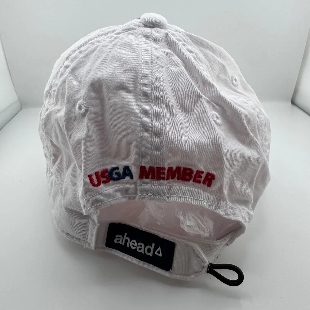 Ahead U.S. Open Oakmont Golf Hat Unisex OSFA White Excellent USGA Member Cap